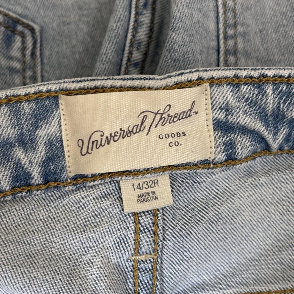Universal Thread Patch Pocket Jeans 14 Acid Utili… - image 8